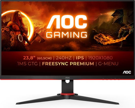 Aoc 24g2ze 240hz 0.5ms game monitor