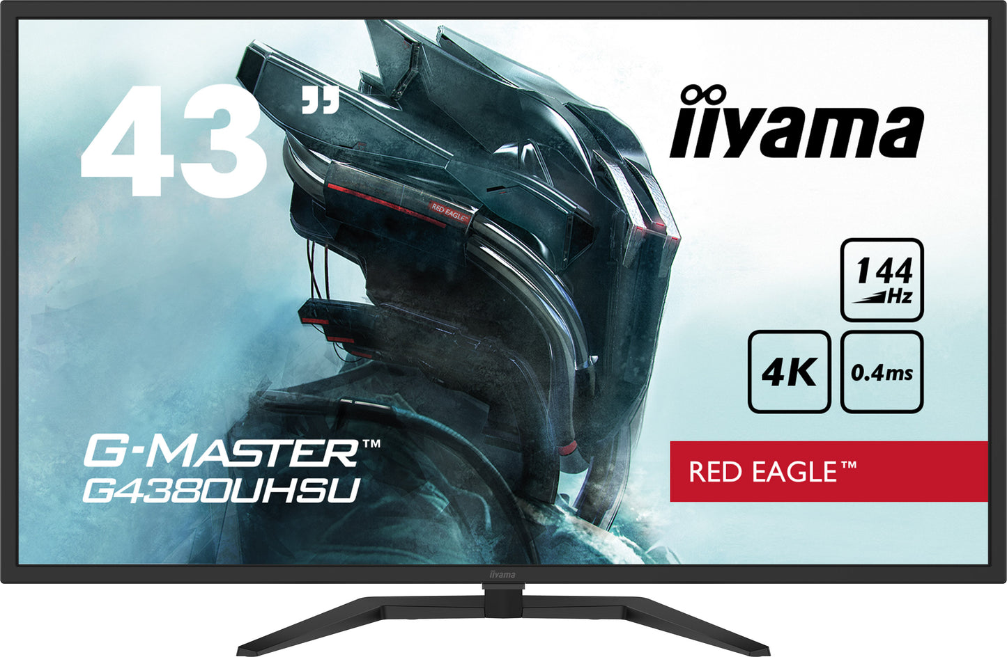 Iiyama G4380UHSU 4K 0.4ms 144hz gaming monitor