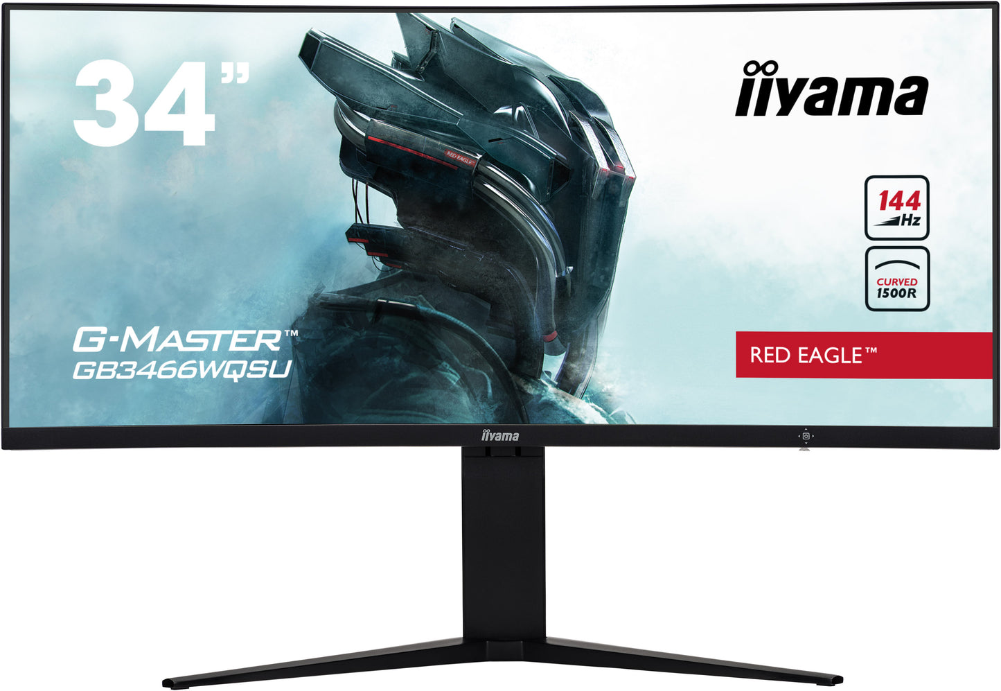 iiyama G-Master Red Eagle GB3466WQSU-B1 34" Curved Gaming Monitor (144Hz)