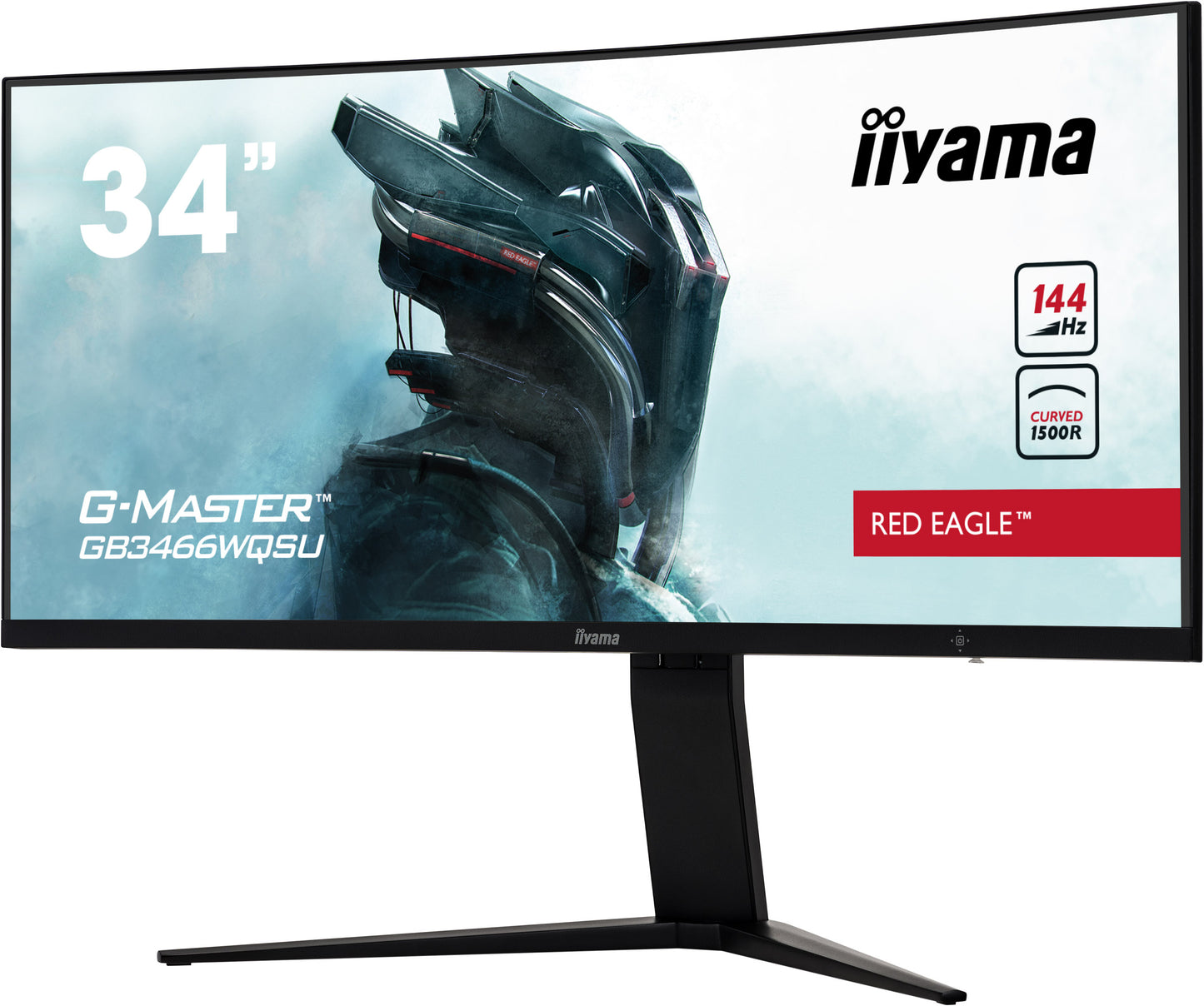 iiyama G-Master Red Eagle GB3466WQSU-B1 34" Curved Gaming Monitor (144Hz)