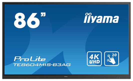 Iiyama te8604mis ips 4k tv signage  ACTIE!!!!! 86"