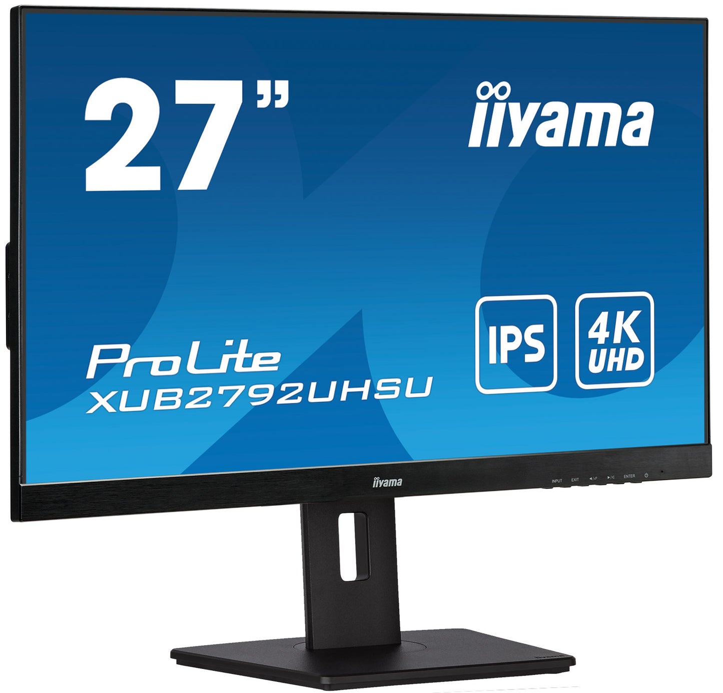 iiyama ProLite XUB2792UHSU-B5 - 27 Inch - IPS - 4K - USB-hub - In hoogte verstelbaar