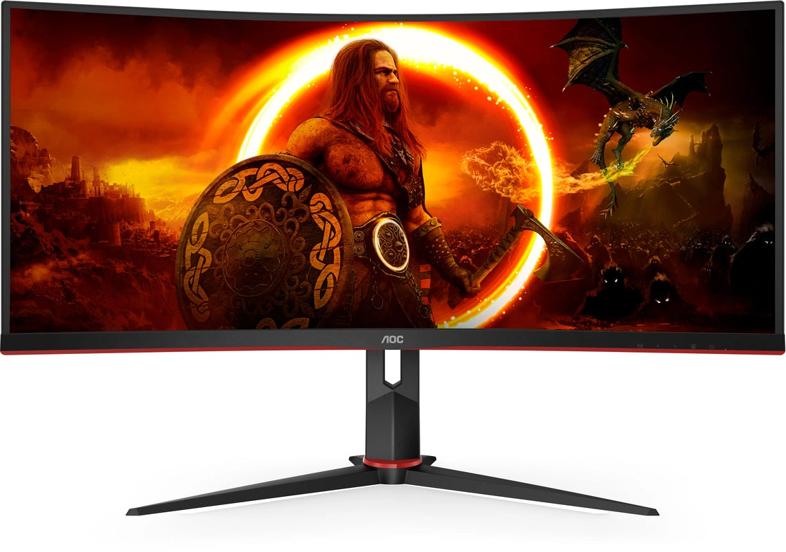 Aoc CU34G2XP 180HZ 1MS HDR400 34" GAME MONITOR 3440X1440