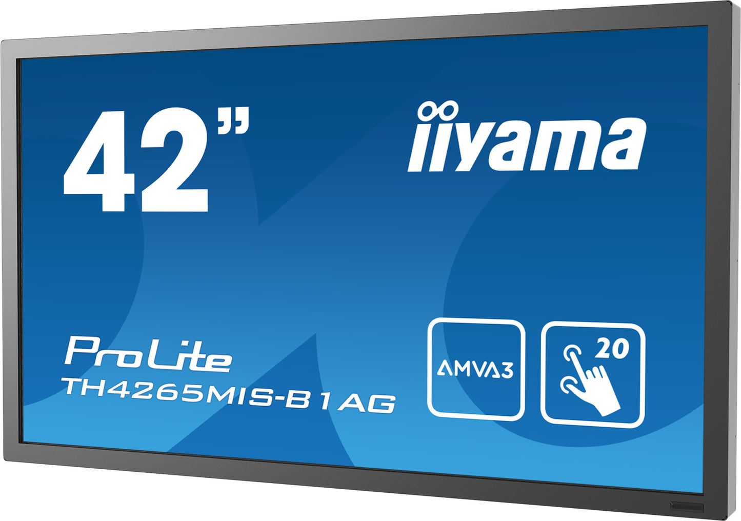 Iiyama TH4265MIS B1 AG 75HZ MULTI TOUCH 42" COMPOSITE