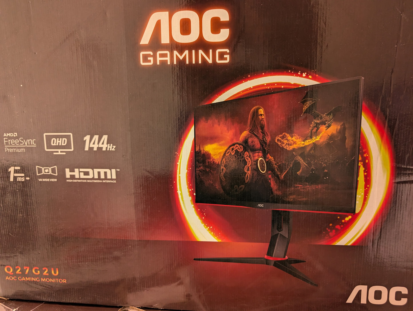 Q27G2U 144Hz 1ms gaming monitor QHD 27"