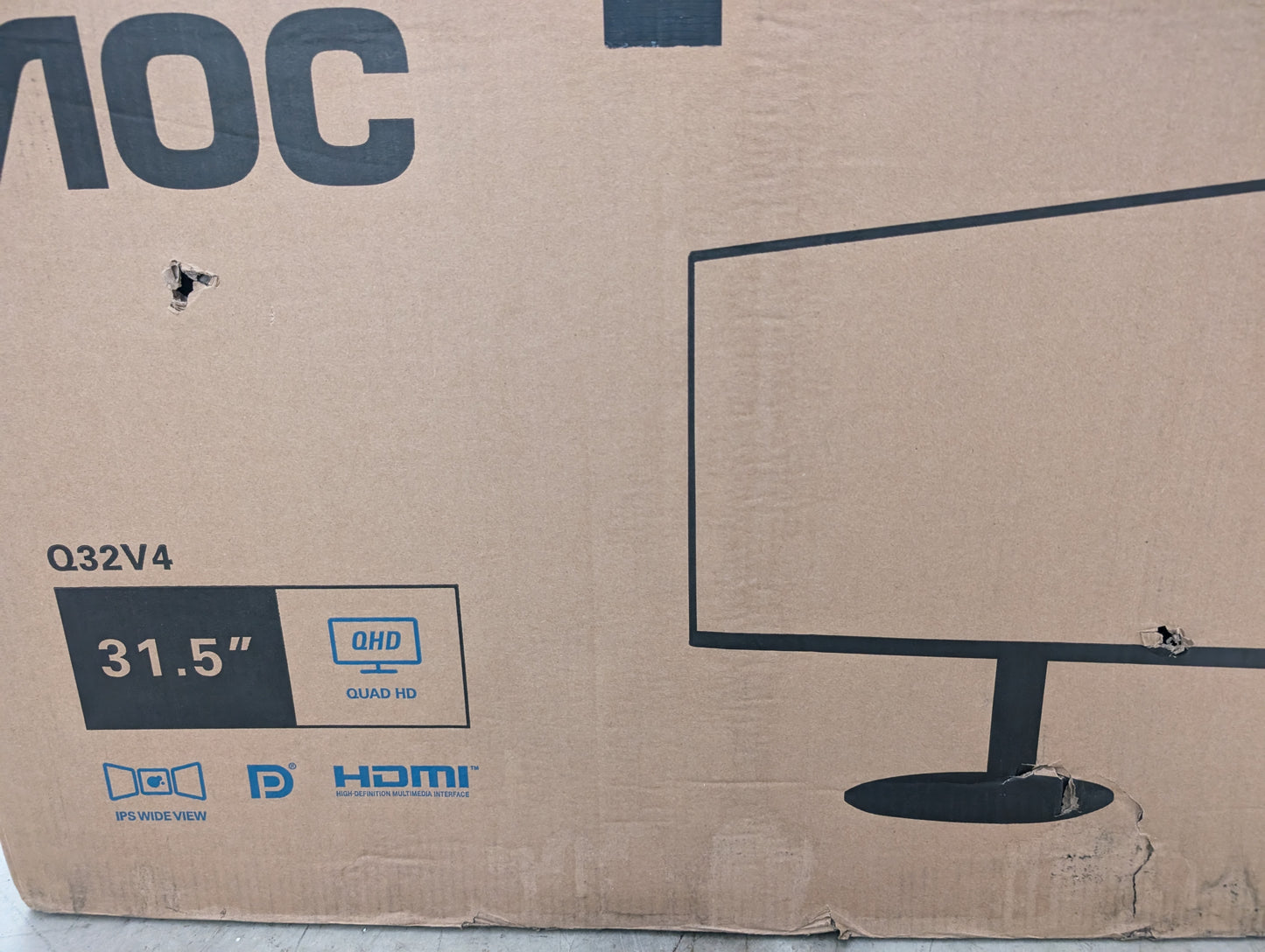 Aoc Q32V4 Ips 75Hz Qhd 32"