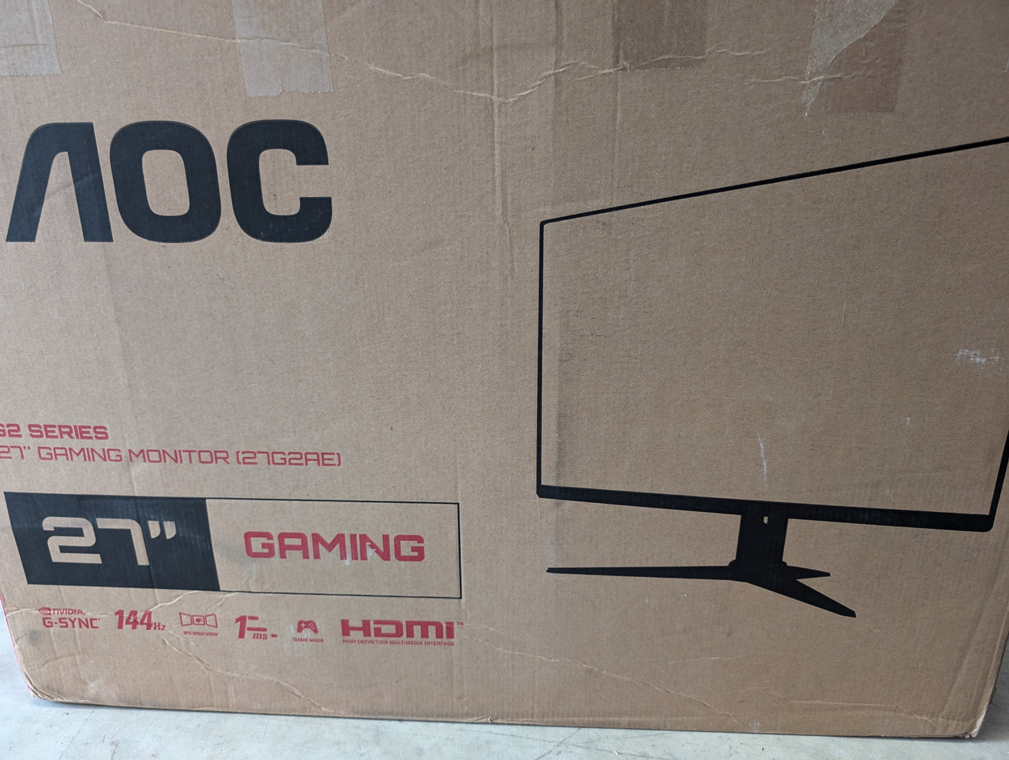 Aoc 27G2AE 144Hz Ips 1Ms gaming monitor