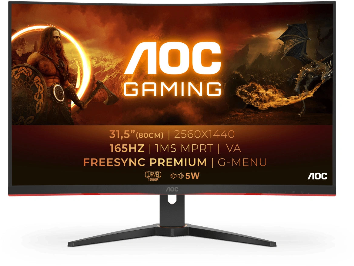 Aoc CQ32G2SE 165HZ 1MS CURVED QHD GAME MONITOR 32"