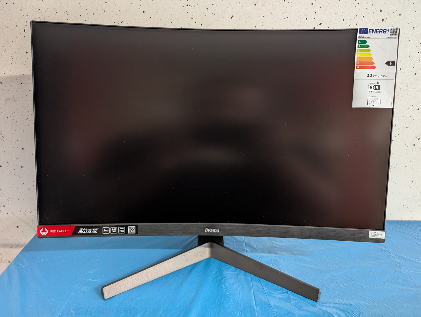 Iiyama G2466HSU 165Hz 1Ms gaming monitor 24" Curved