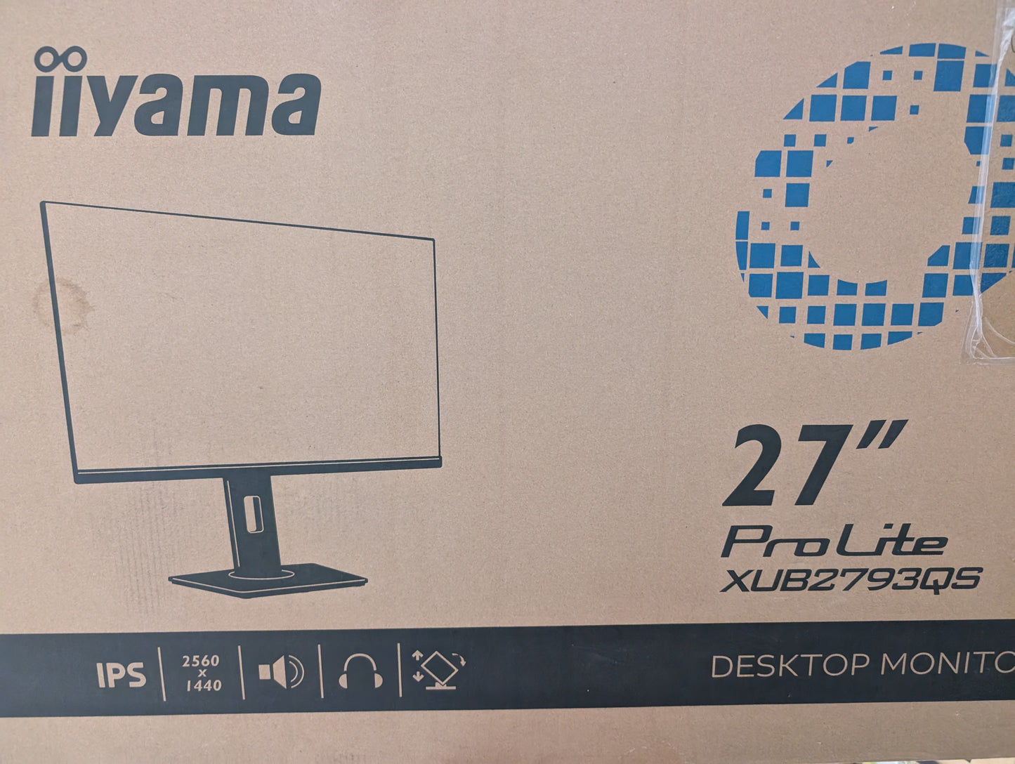 Iiyama XUB2793QS IPS 75Hz 1Ms QHD 27" 2440x1440